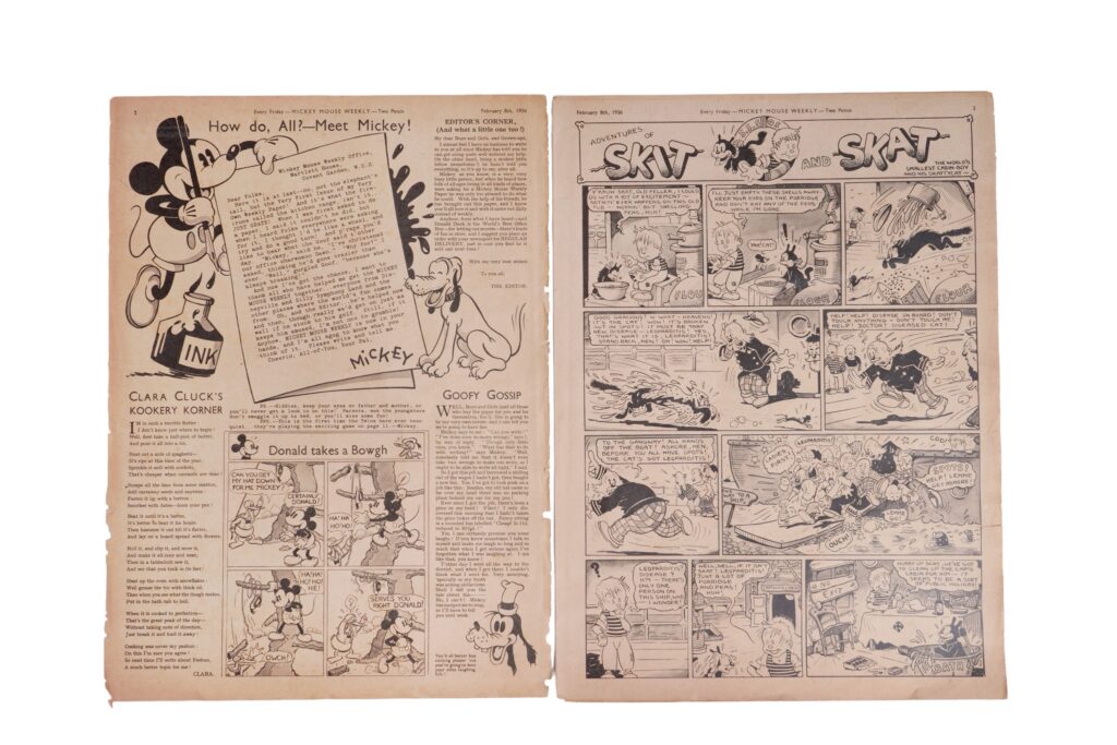 Mickey Mouse Weekly No. 1 Mickey Mouse Weekly Volume 1 No. 1 (February 8th, 1936)