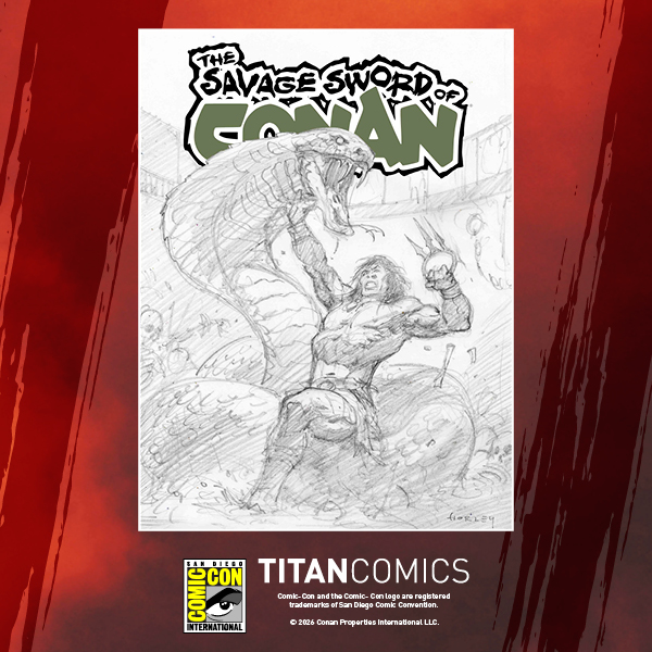 The Savage Sword of Conan #15 SDCC Exclusive Alex Horley Inks Cardstock
