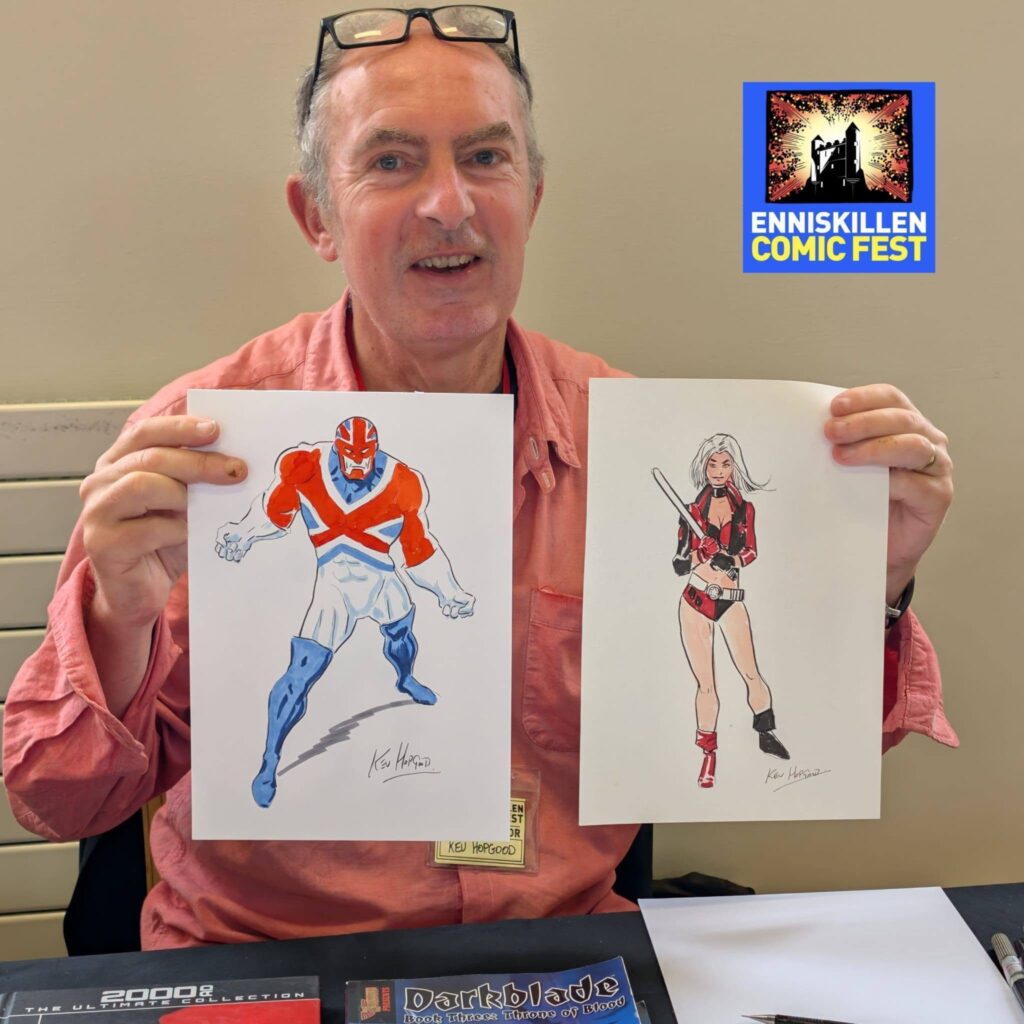 Kev Hopgood at Enniskillen Comic Fest 2026. Photo: Enniskillen Comic Fest
