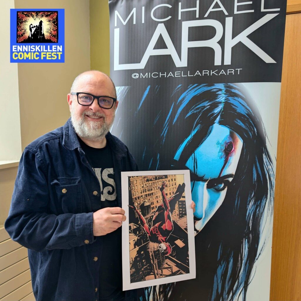 Michael Lark at Enniskillen Comic Fest 2026. Photo: Enniskillen Comic Fest