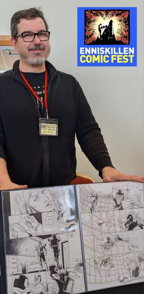 Tazio Bettin at Enniskillen Comic Fest 2026. Photo: Enniskillen Comic Fest