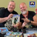 Event organiser Paul Trimble and Ian Churchill at Enniskillen Comic Fest 2026. Photo: Enniskillen Comic Fest