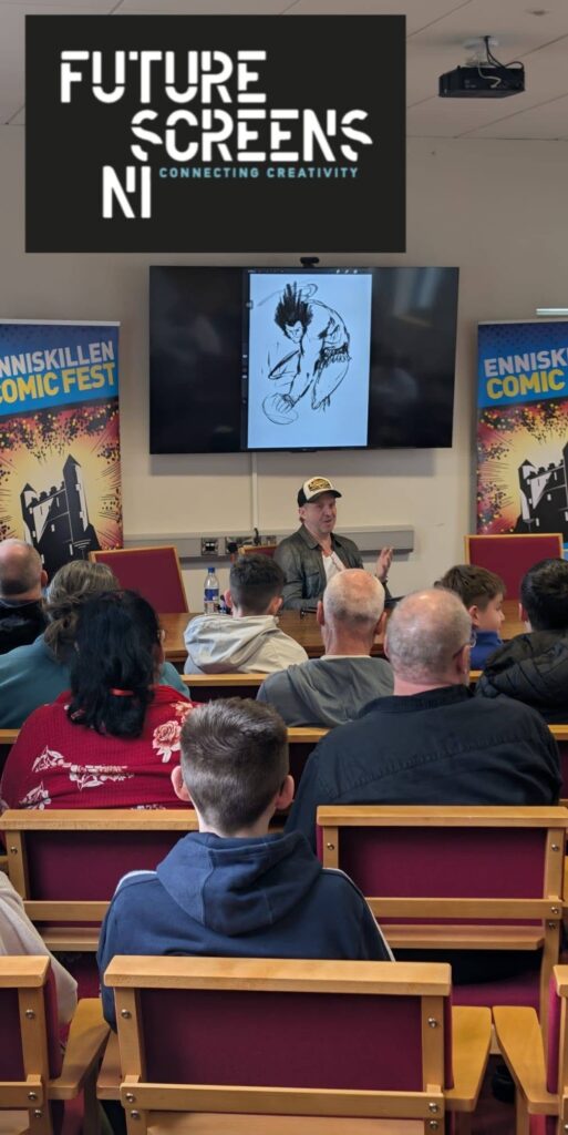 Neil Roberts at Enniskillen Comic Fest 2026. Photo: Enniskillen Comic Fest