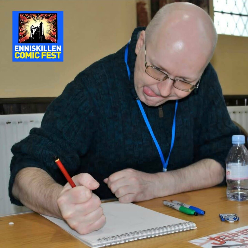 Michael Carroll at Enniskillen Comic Fest 2026. Photo: Enniskillen Comic Fest