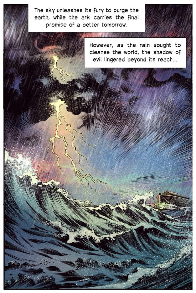 Aces Weekly Volume 81 - Cain: Immortal Mark
Rescued by Noah in the Ark, in “Cain: Immortal Mark”, Cain has been accused of kidnapping and hiding two Unicorns he must now find and restore in order to save himself and the reputation of Noah's family... © 2026 Roberto Goiriz