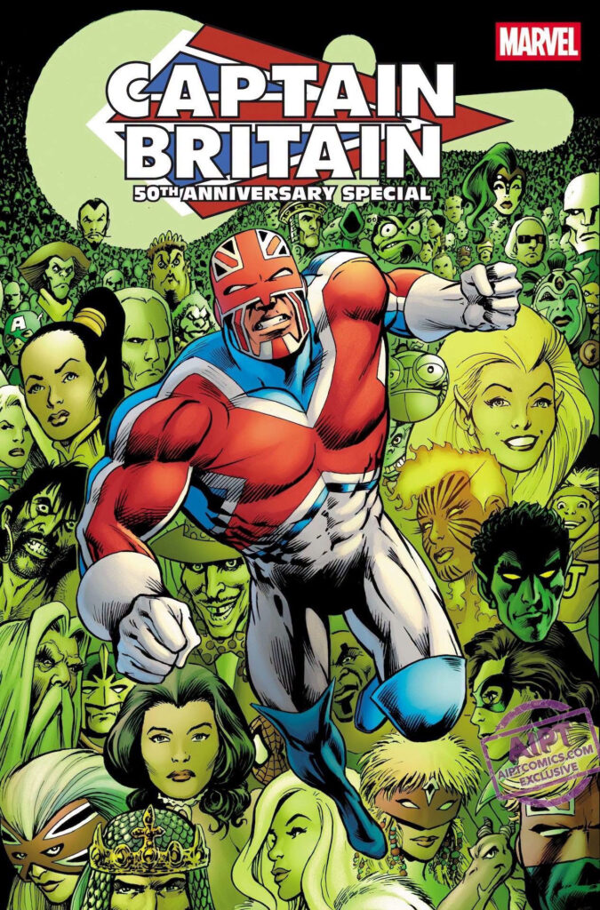 Captain Britain 50th Anniversary Special #1 - Cover by Alan Davis