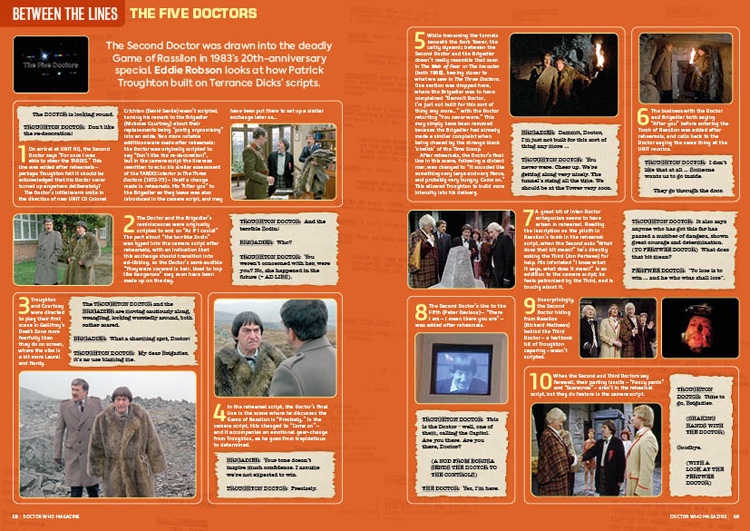 Doctor Who – Legends: Patrick Troughton - Sample Spread