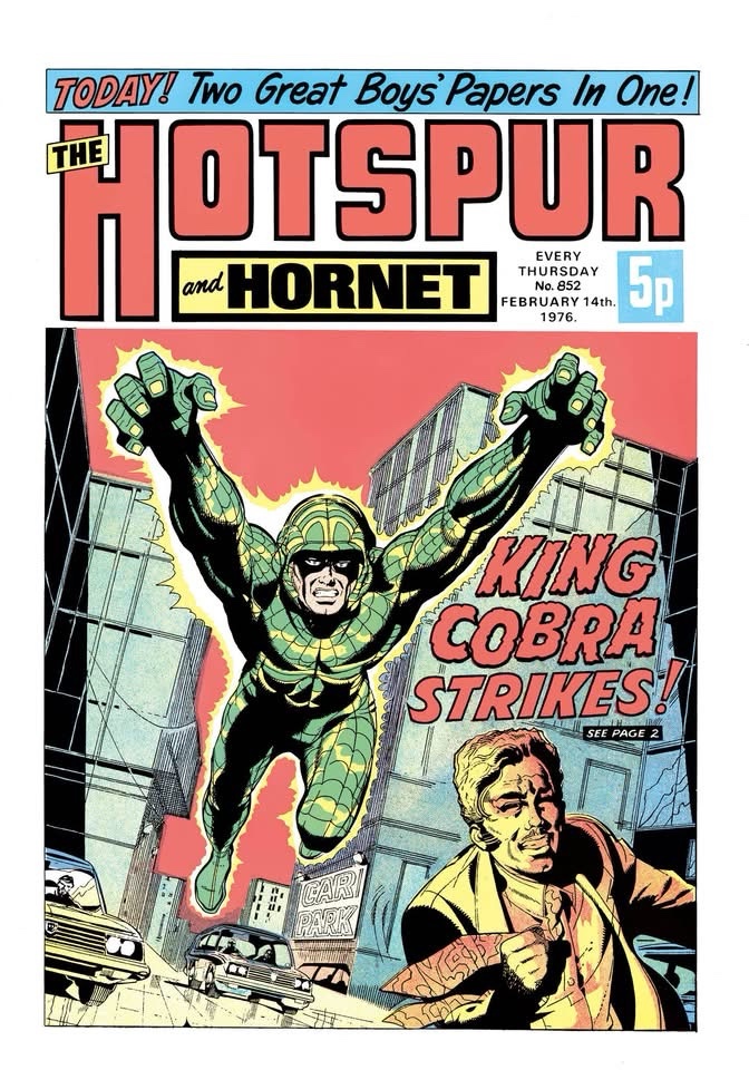 Hotspur cover featuring cover restored by Allan Harvey