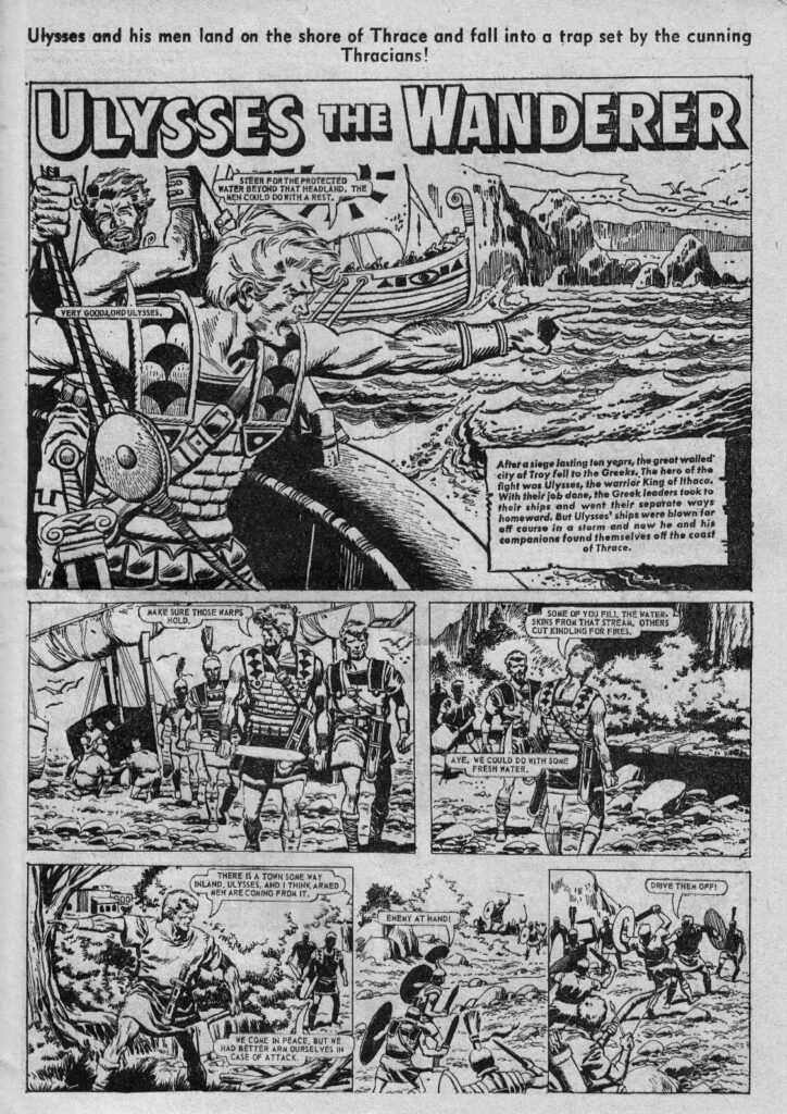 Ulysses the Wanderer, for Victor, art by Jordi Bernet