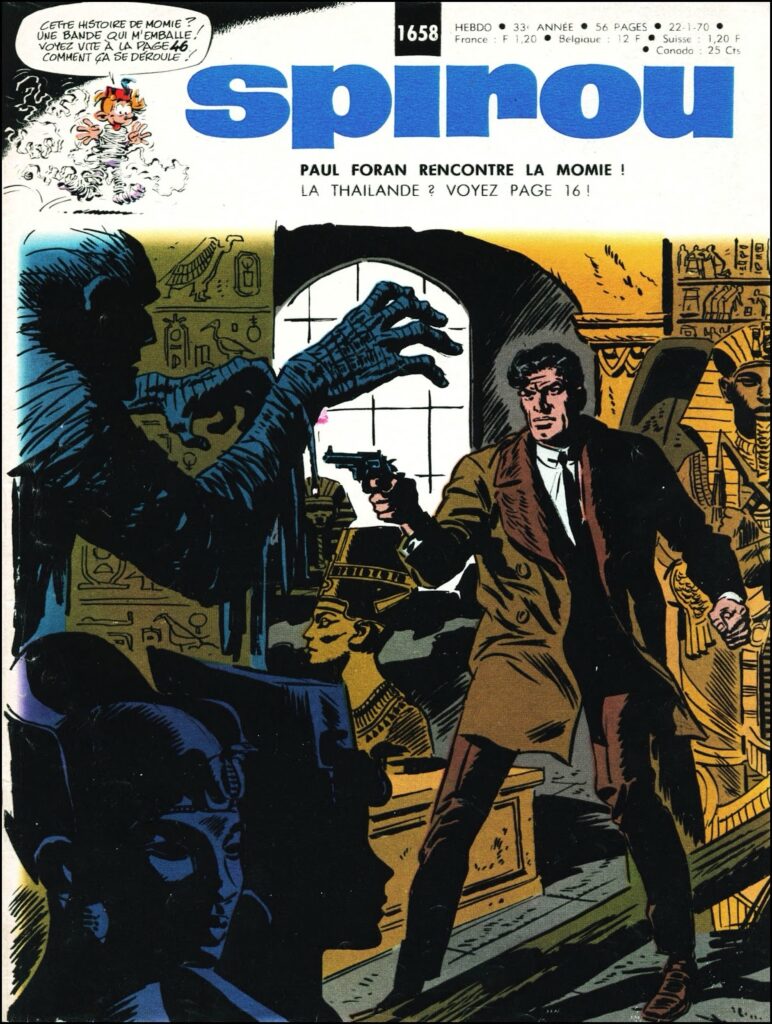 Spirou 1658 featuring Paul Foran by Jordi Bernet