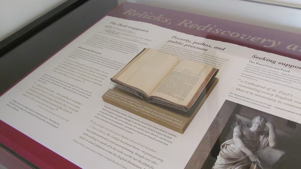 “Desks, Drudgery and the Dictionary: Samuel Johnson’s Garret Lexicography” - Dr. Johnson’s House Exhibition