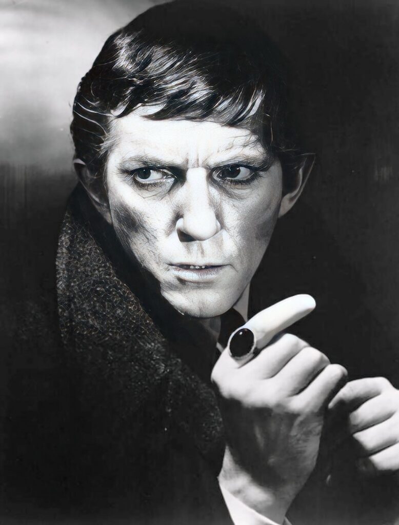 Publicity photo of Jonathan Frid on Dark Shadows, circa 1968