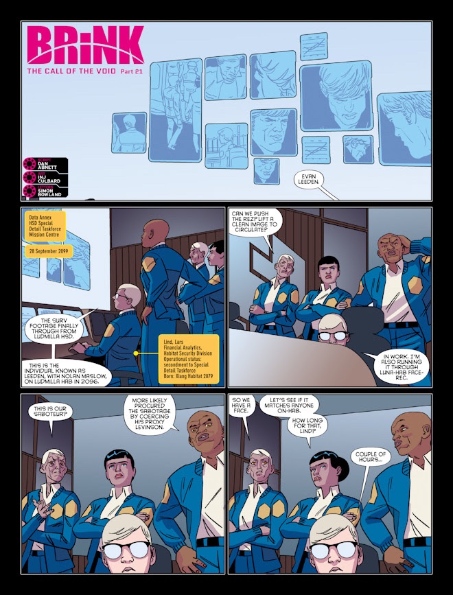 2000AD 2492 - BRINK // THE CALL OF THE VOID By Dan Abnett (Writer) INJ Culbard (Artist) Simon Bowland (Letterer)