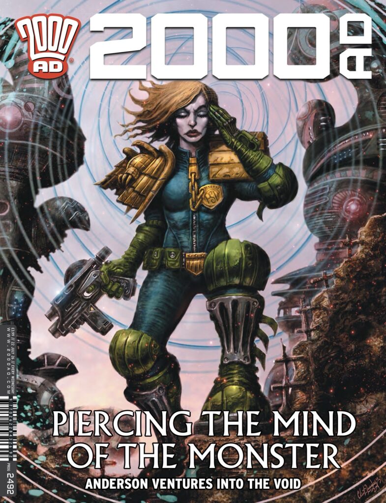 2000AD 2492 - Cover by Clint Langley