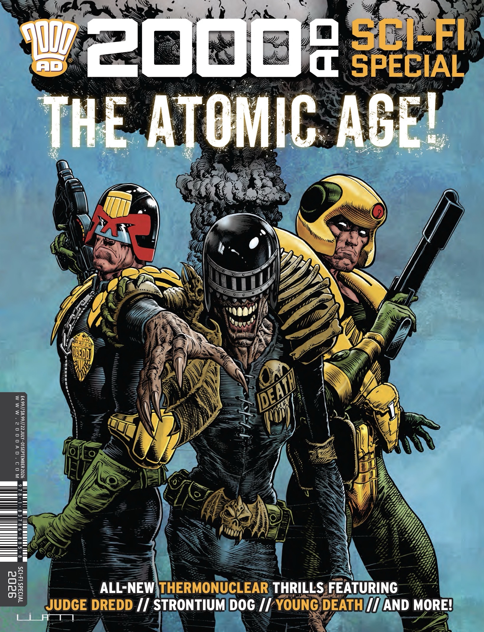 2000AD SciFi Special 2026 - Cover by Liam Sharp