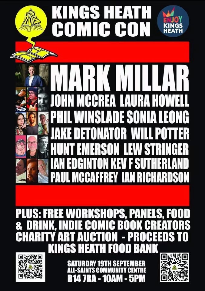 Kings Heath Comic-Con 2026