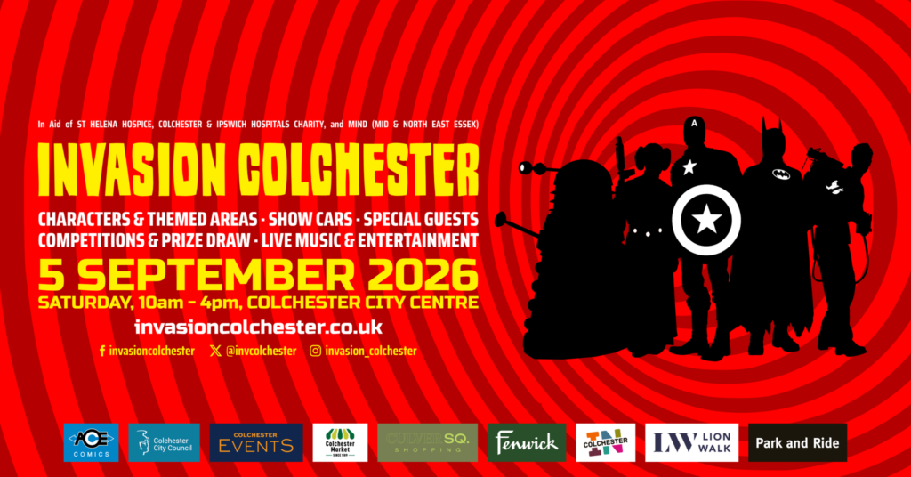 Invasion Colchester 2026
Saturday 5th September 2026
Web: invasioncolchester.co.uk