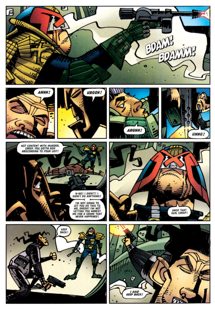 Fifty Years of Judge Dredd - Sample Strip