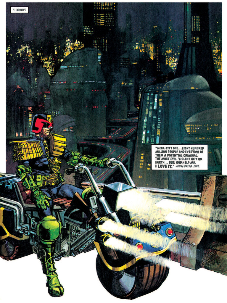 Fifty Years of Judge Dredd - Sample Strip
