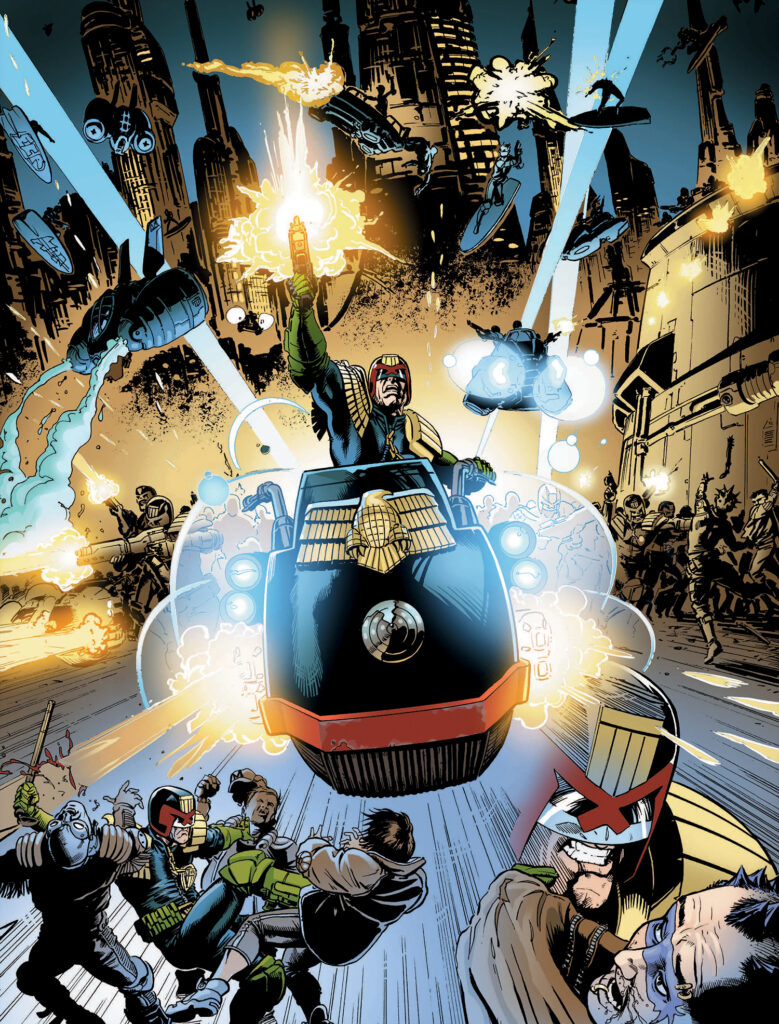 Fifty Years of Judge Dredd - Sample Strip