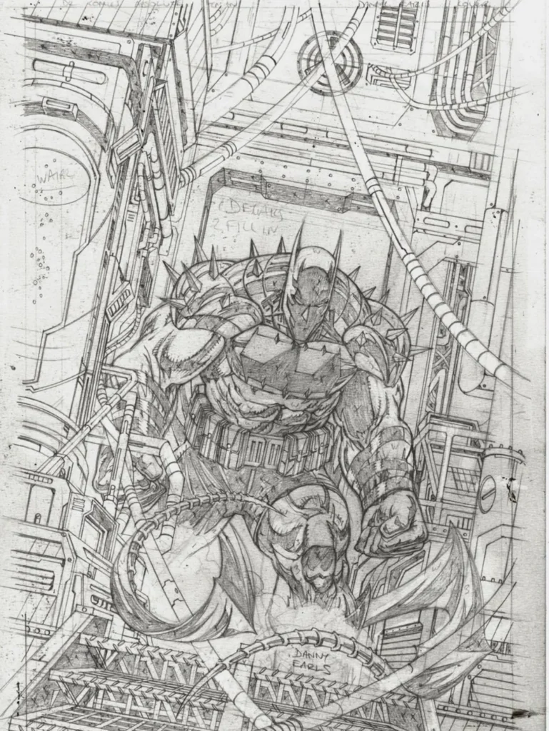 Absolute Batman #8 Variant Cover by Danny Earls - Pencils