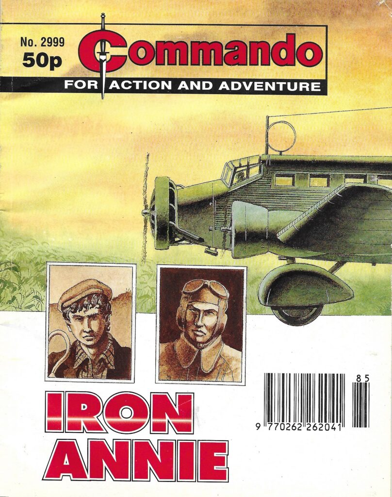 Commando 2999 - "Iron Annie" -n cover art by Keith Page