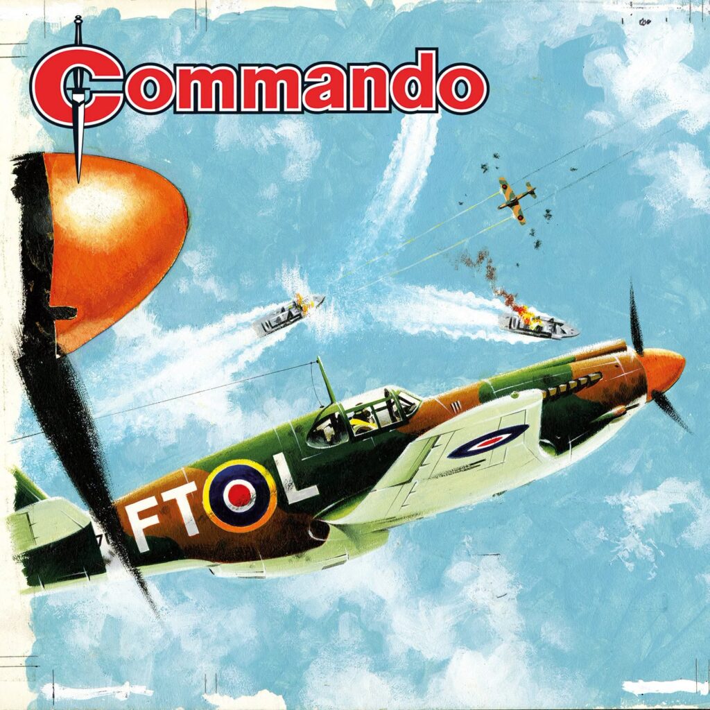 Commando 5984 (Gold): Mustang Patrol Story: Brunt | Internal Art: John Ridgway | Cover Art: Ian Kennedy First published 1972 as No.700