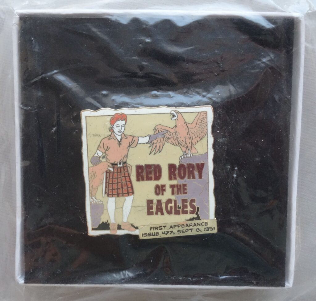 Beano comic Danbury Mint Metal Lapel Pin Badge 2012 Red Rory Eagles DCT Archive
