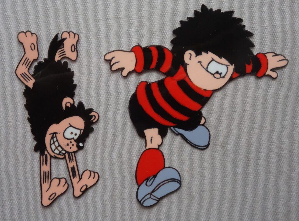 Beano comic Dennis Gnasher TV Series Animation Cel 1996 BBC DCT Archive S1 E13