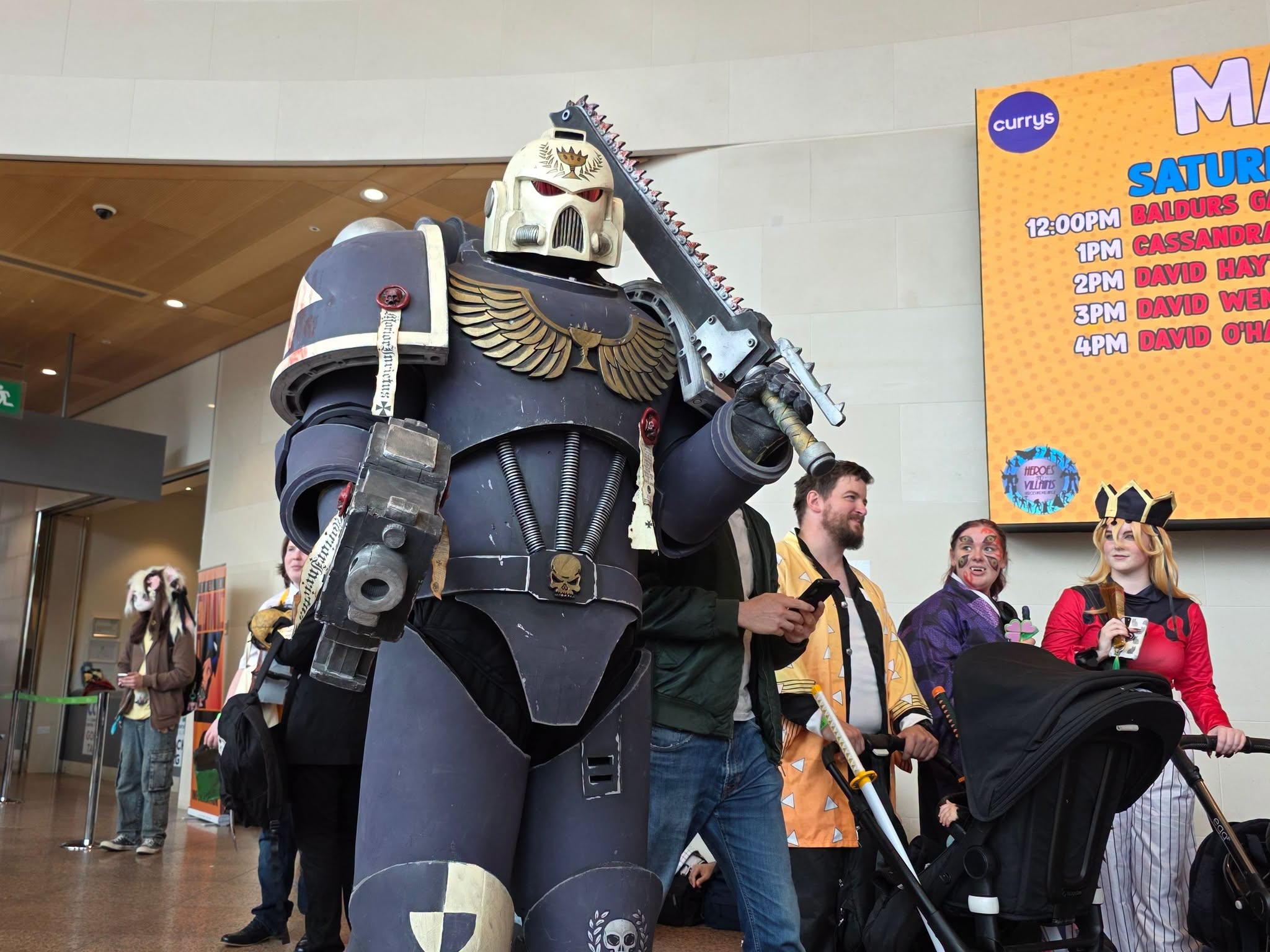 Dublin Comic Con 2026 - Summer Edition - Space Marine Cosplay | Photo: Dublin Comic Con