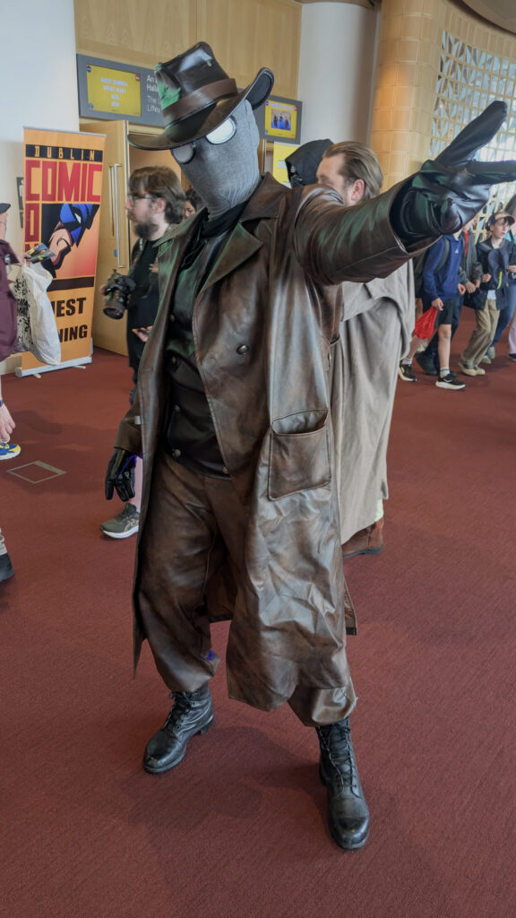 Dublin Comic Con 2026 Cosplay - Sam as Spider Noir | Photo: James Bacon