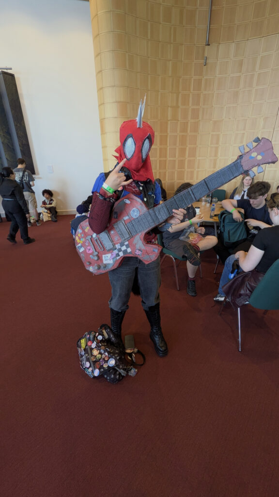 Dublin Comic Con 2026 Cosplay - Sarah as Spiderpunk (@kaiden_h3ll) | Photo: James Bacon