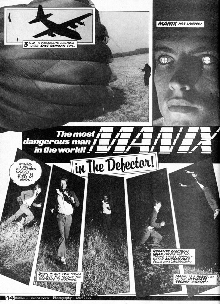 A page from "Manix", from Eagle