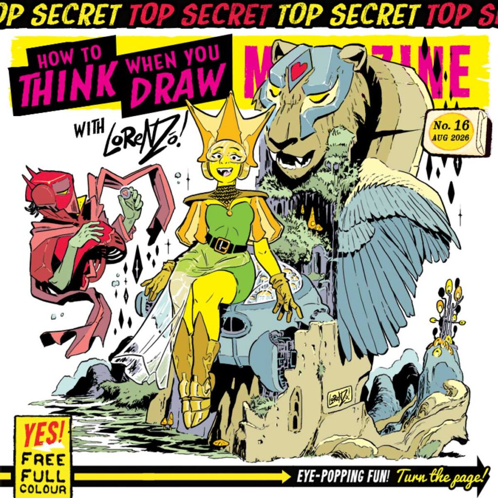 The Etherington Brothers How to THINK When You Draw digital magazine, Issue Sixteen - Cover