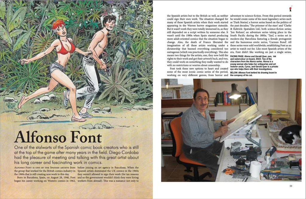 illustrators issue 51 - Sample Spread - Alfonso Font