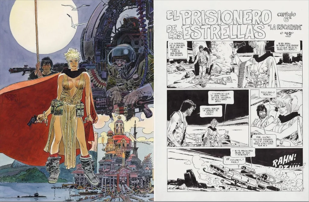 illustrators issue 51 - Sample Spread - Alfonso Font