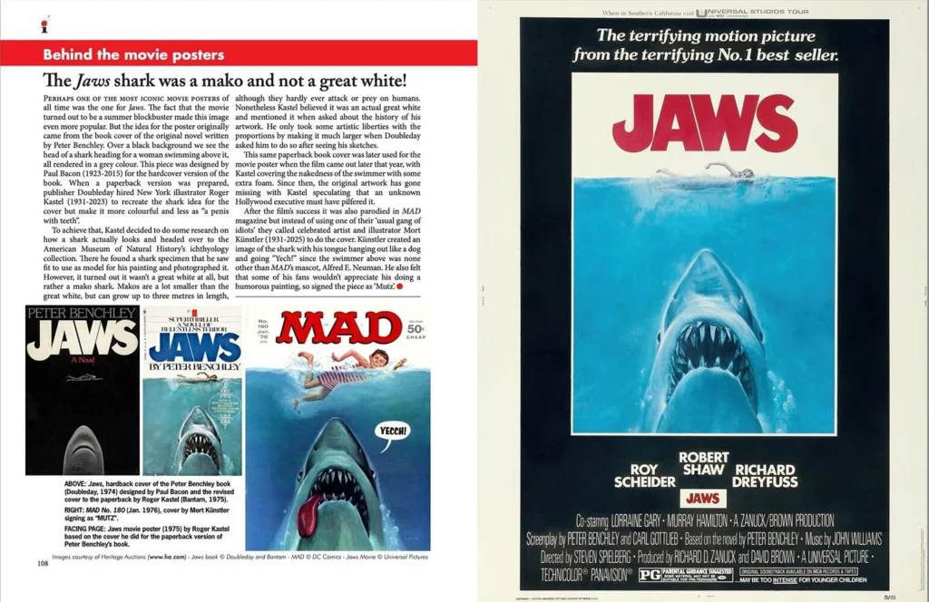 illustrators issue 51 - Sample Spread - Jaws