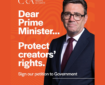 Creators Rights Alliance “Protect creators' rights: require AI firms to disclose training data” - closes on 29th October 2026