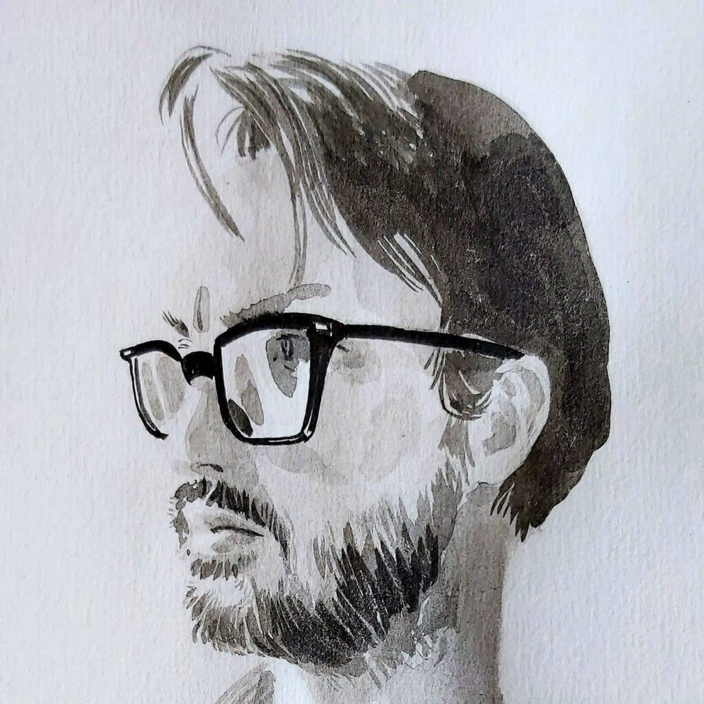 Comic creator Russell Mark Olson