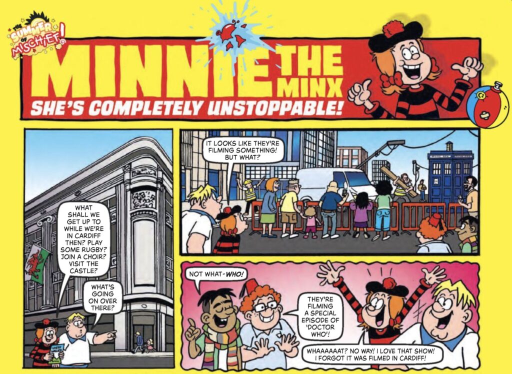 Beano No. 4347 (cover dated 1st August 2026) - Minnie the Minx by Andy Fanton and Laura Howell