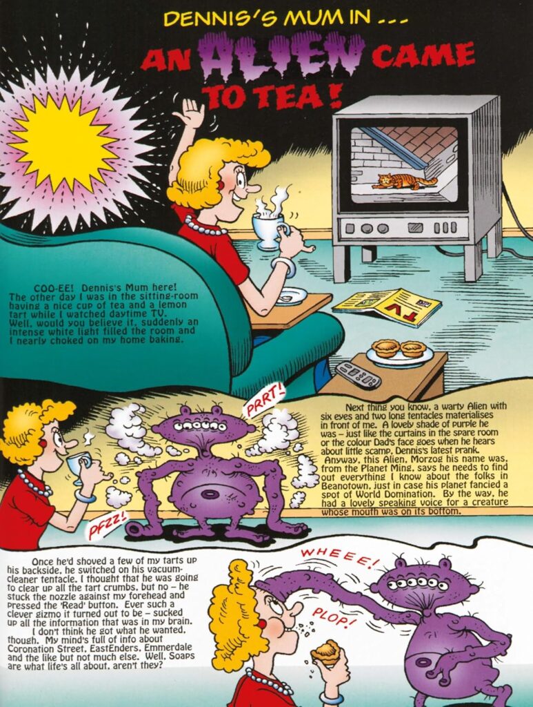 Beano & Dandy Gift Book 2027: Unidentified Funny Objects - Sample Page (DC Thomson, 2026)