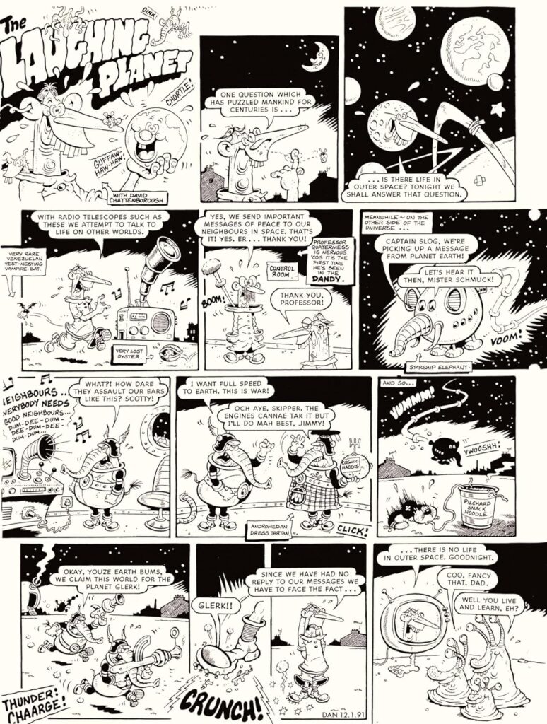 Beano & Dandy Gift Book 2027: Unidentified Funny Objects - Sample Page (DC Thomson, 2026)