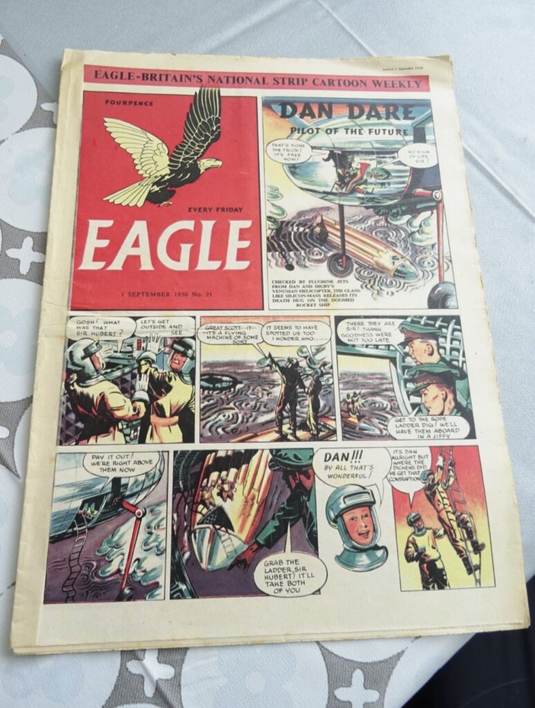 Eagle Volume 1 No. 21 featuring Dan Dare, dated 1st September 1950