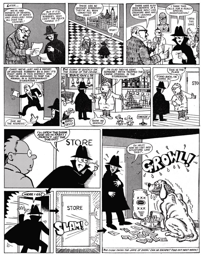 The Collected Cloak written and illustrated by Mike Higgs (Comicoz, 2026)