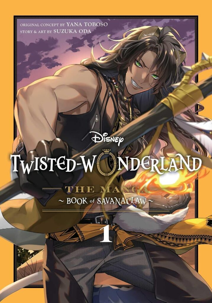TWISTED WONDERLAND - BOOK OF SAVANACLAW MANGA VOL 01
Writer/Artist: Suzuka Oda
Diamond Code: AUG262171
Price: £10.99
Release Date: 2nd September 2026
Format: Paperback
ISBN: 9781804914434
Page Count: 186 pp
Trim Size: 21 x 15 Age Rating: All Ages / Unrated