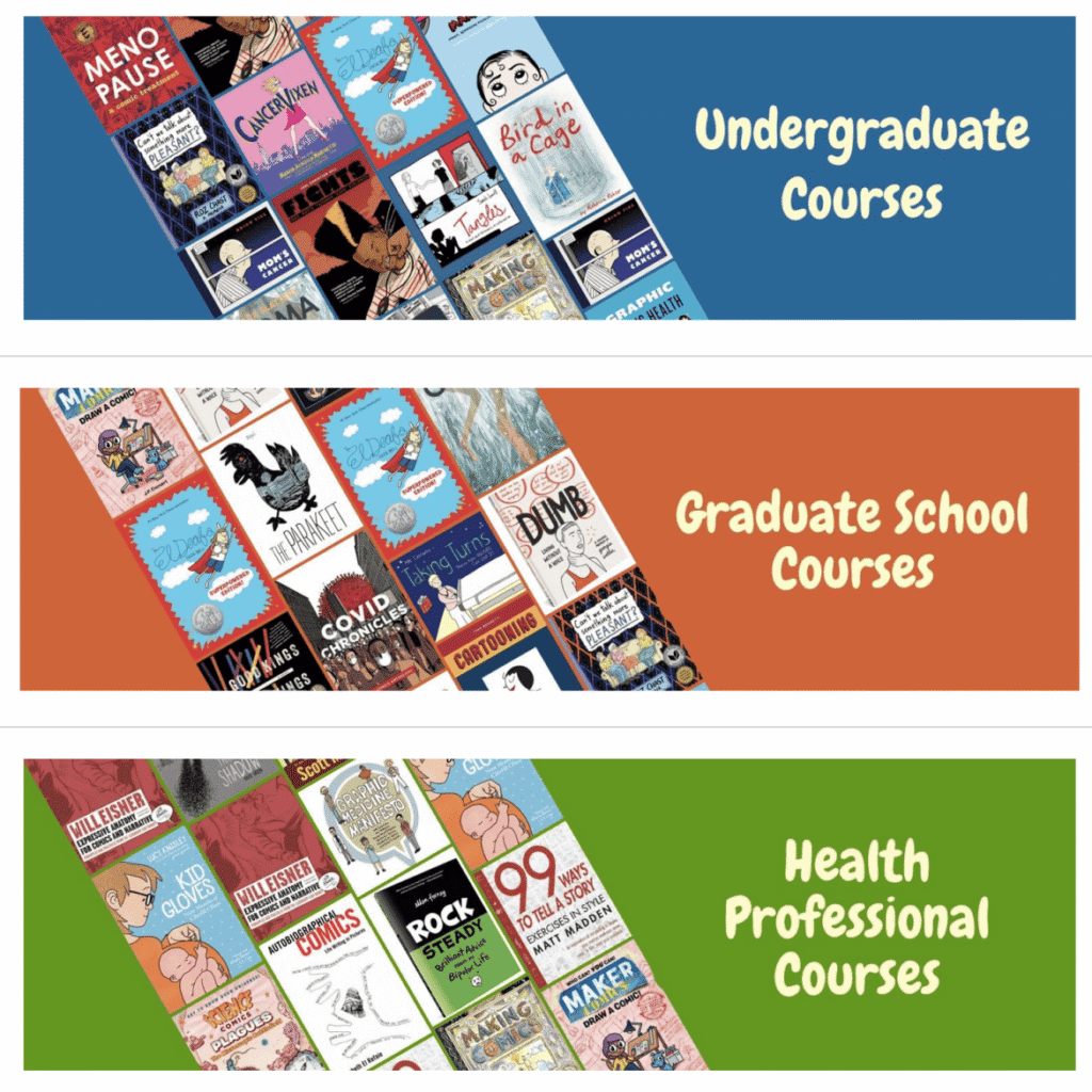 Graphic Medicine International Collective free educational comic resources