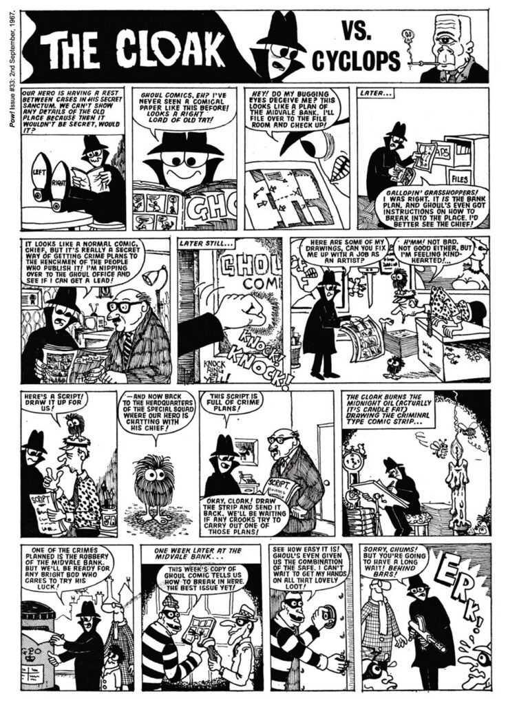 The Collected Cloak written and illustrated by Mike Higgs (Comicoz, 2026) | The Cloak vs Cyclops