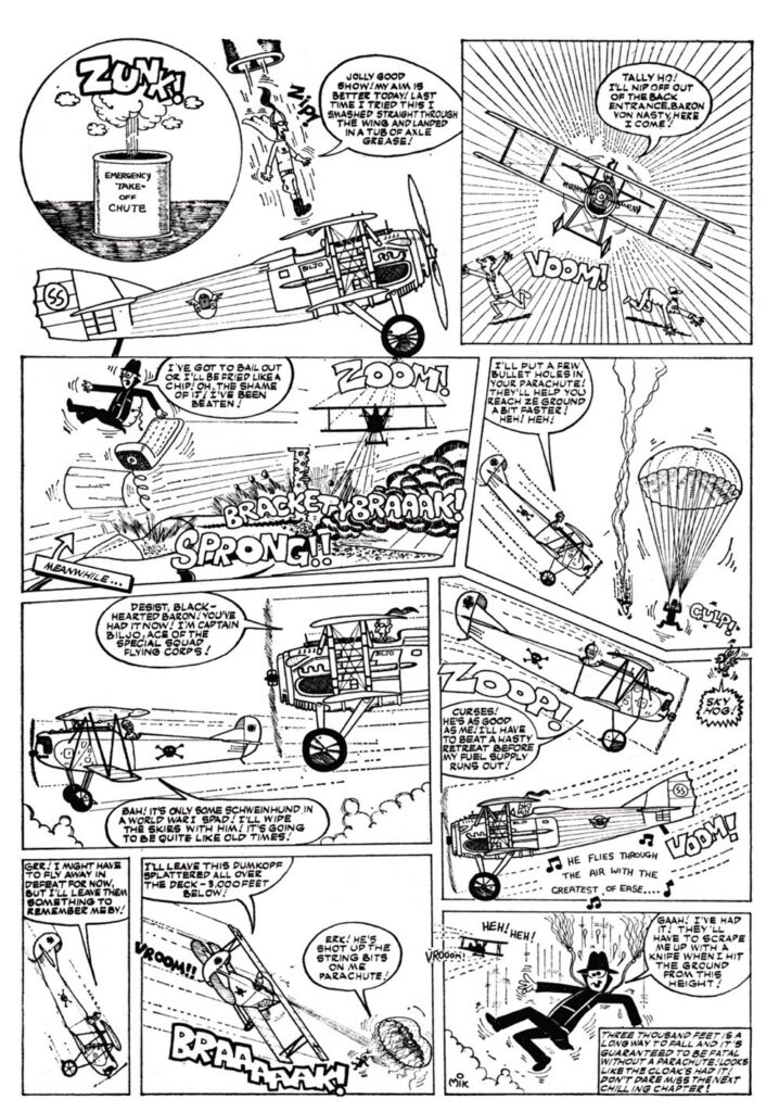 The Collected Cloak written and illustrated by Mike Higgs (Comicoz, 2026) | The Cloak meets Baron von Nasty
