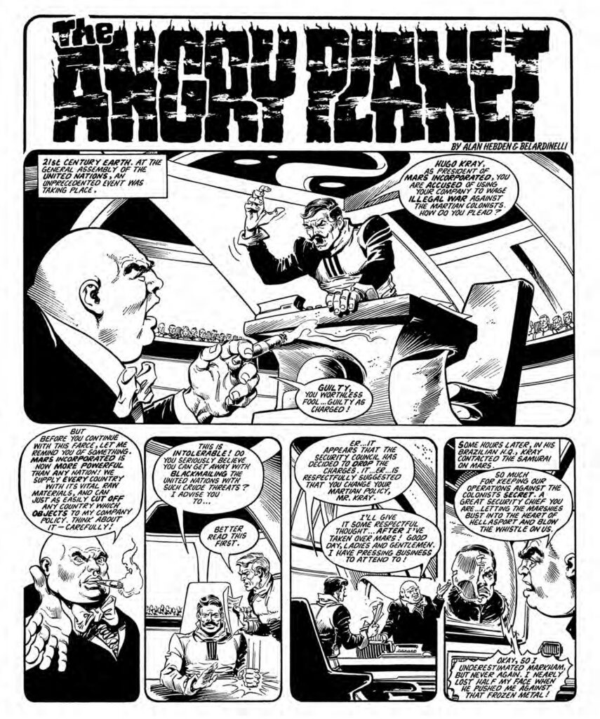 Judge Dredd Megazine 495 - THE ANGRY PLANET by Alan Hebden and Massimo Belardinelli
