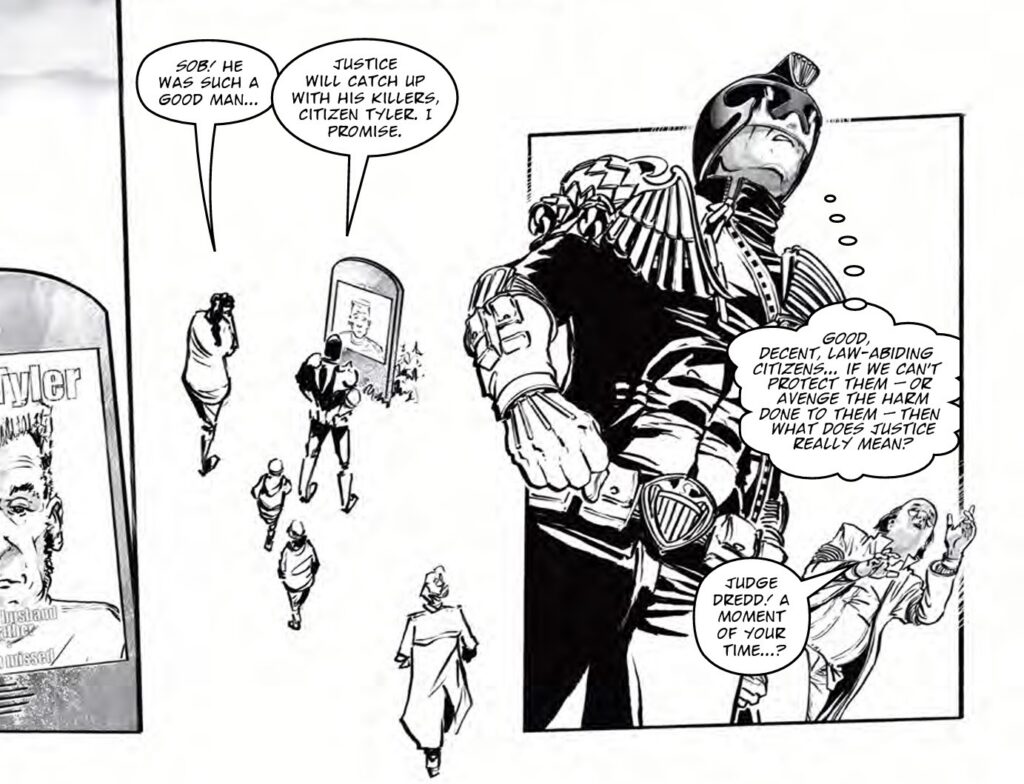 Judge Dredd Megazine 495 - MEGA-CITY 2099 // REMEMBRANCE DAY by Ken Niemand (Writer) Conor Boyle (Artist) Rob Steen (Letterer)